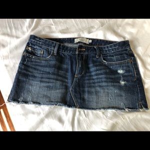 Abercrombie & Fitch denim mini skirt
